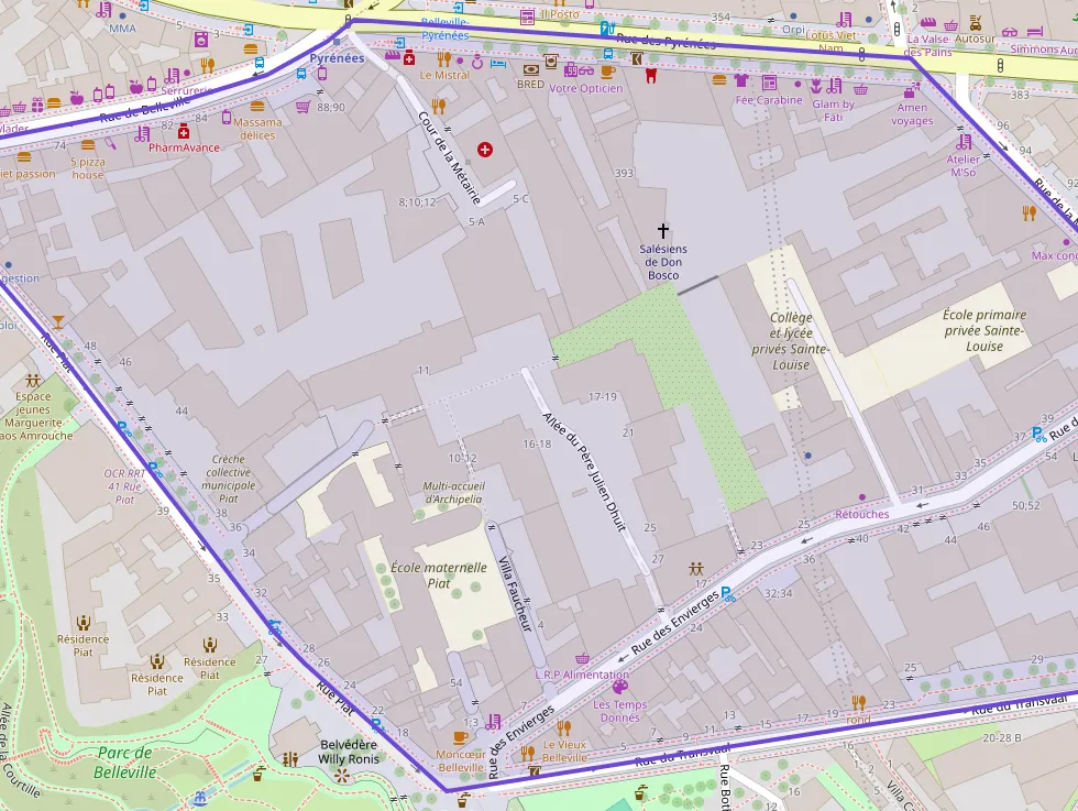 Appartement 38 m² deux pieces à vendre à Paris 20e Arrondissement