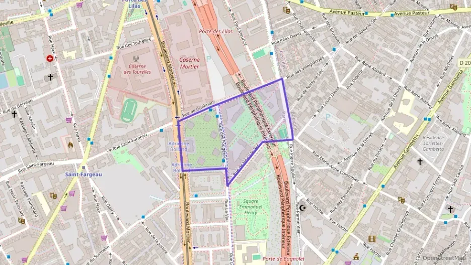 Appartement 63 m² trois pièces à vendre à Paris 20e Arrondissement