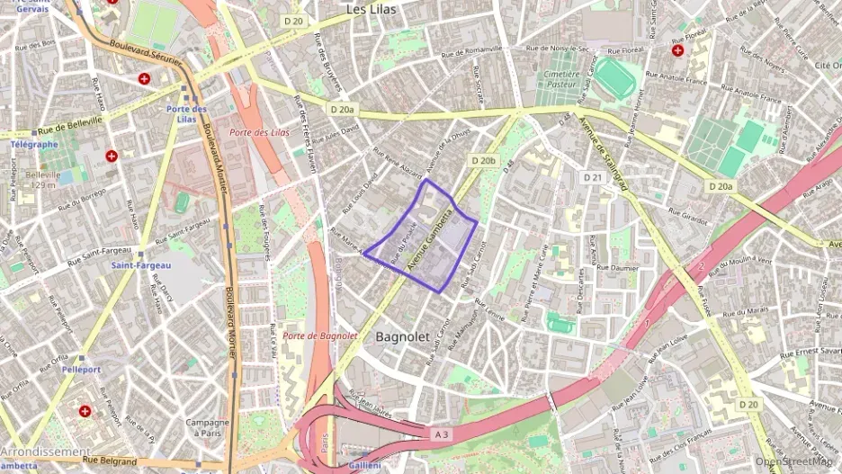 Appartement 160 m² trois pièces à vendre à Bagnolet