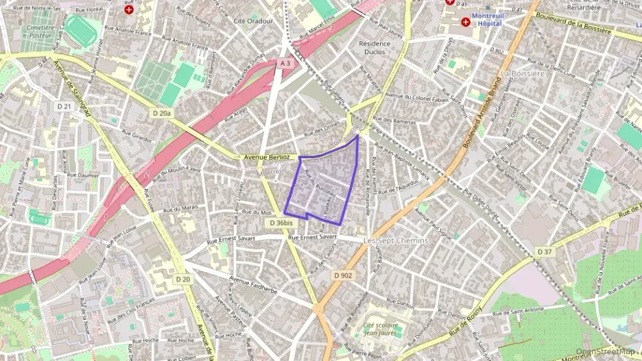 Appartement 78 m² quatre pièces à vendre à Montreuil