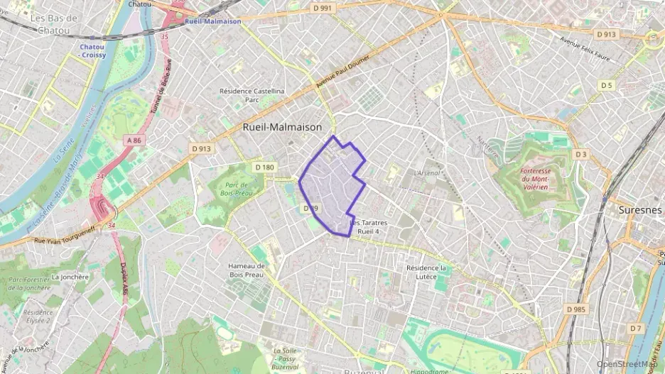 Appartement 71 m² trois pièces à vendre à Rueil-Malmaison