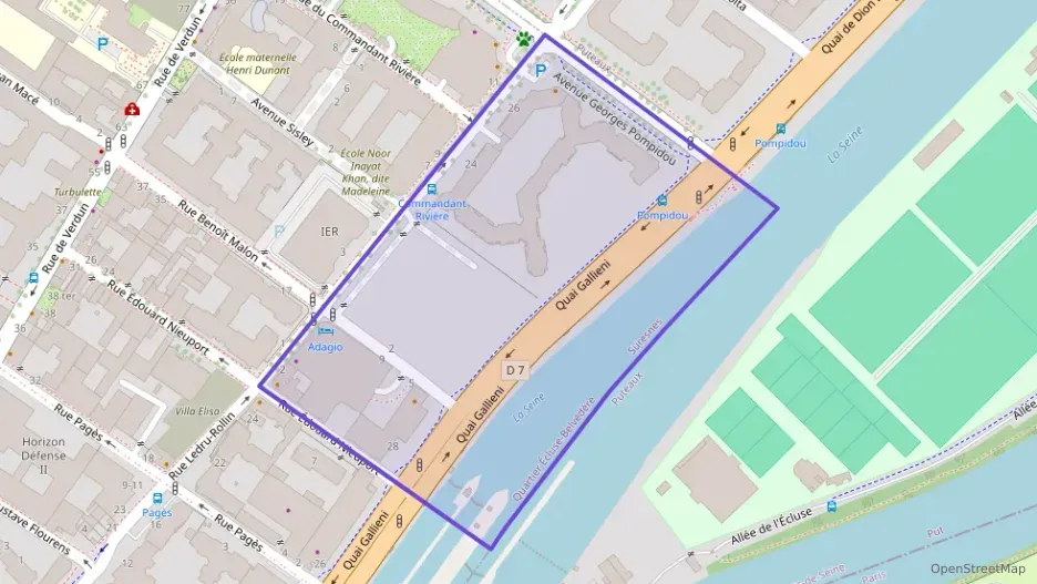 Appartement 89 m² quatre pièces à vendre à Suresnes