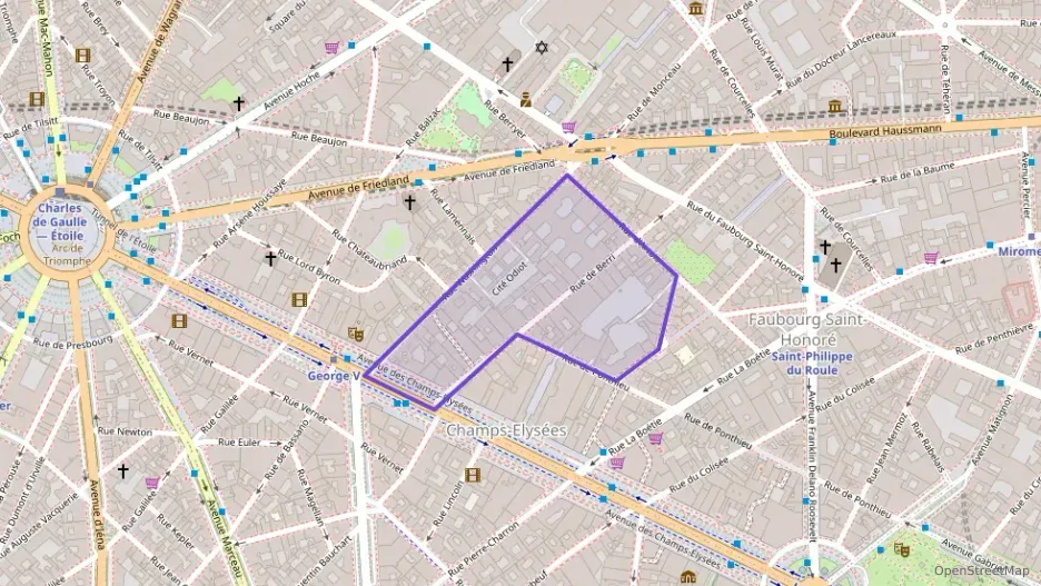 Appartement 76 m² trois pièces à vendre à Paris 8e Arrondissement
