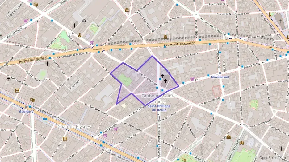 Appartement 48 m² deux pieces à vendre à Paris 8e Arrondissement