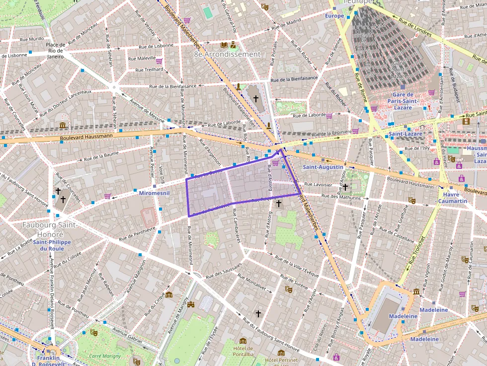 Appartement 25 m² deux pieces à vendre à Paris 8e Arrondissement