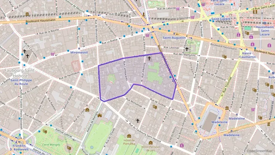 Appartement 150 m² cinq pièces à vendre à Paris 8e Arrondissement
