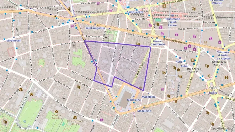 Appartement 50 m² deux pieces à vendre à Paris 8e Arrondissement