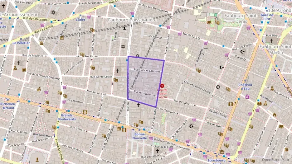 Appartement 46 m² trois pièces à vendre à Paris 10e Arrondissement