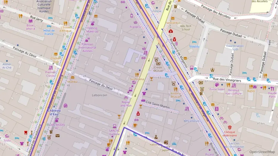 Appartement 67 m² trois pièces à vendre à Paris 10e Arrondissement Appartement 67 m² trois pièces à vendre à Paris 10e Arrondissement