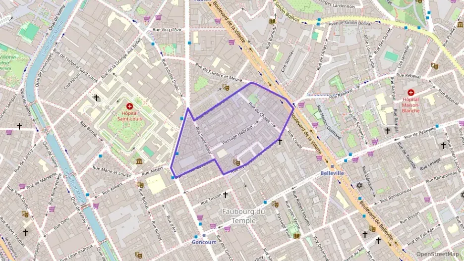 Appartement 34 m² deux pieces à vendre à Paris 10e Arrondissement