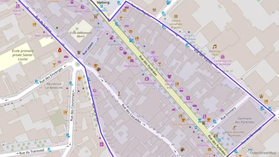 Appartement 38 m² une piece à vendre à Paris 20e Arrondissement