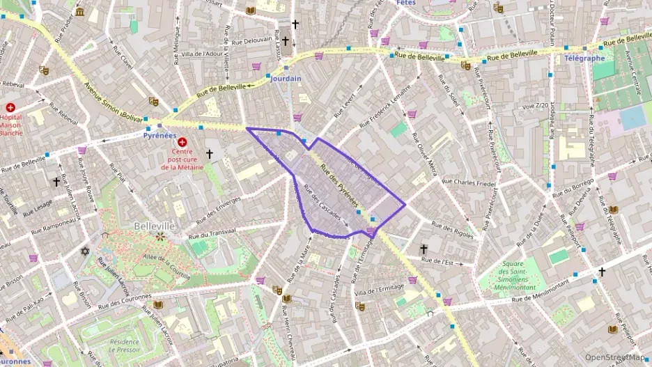 Appartement 36 m² deux pieces à vendre à Paris 20e Arrondissement