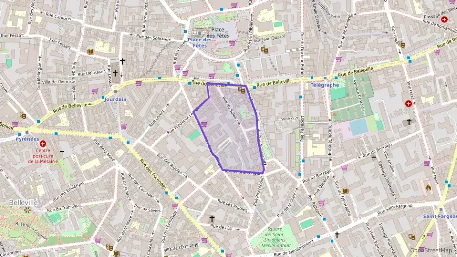 Appartement 65 m² trois pièces à vendre à Paris 20e Arrondissement