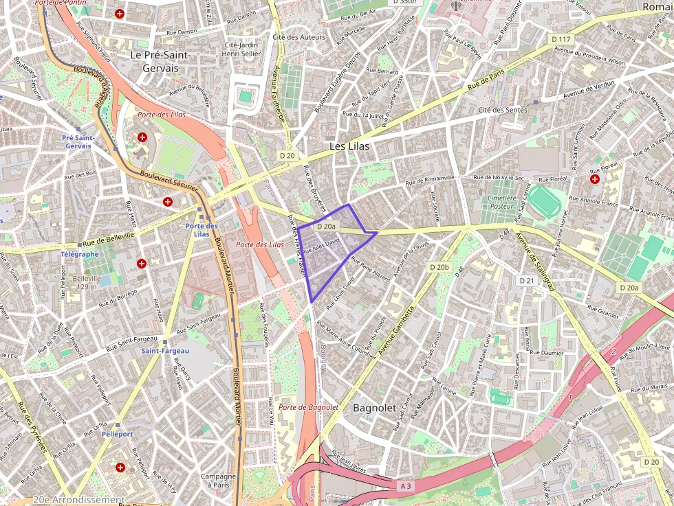 Appartement 41 m² deux pieces à vendre à Les Lilas