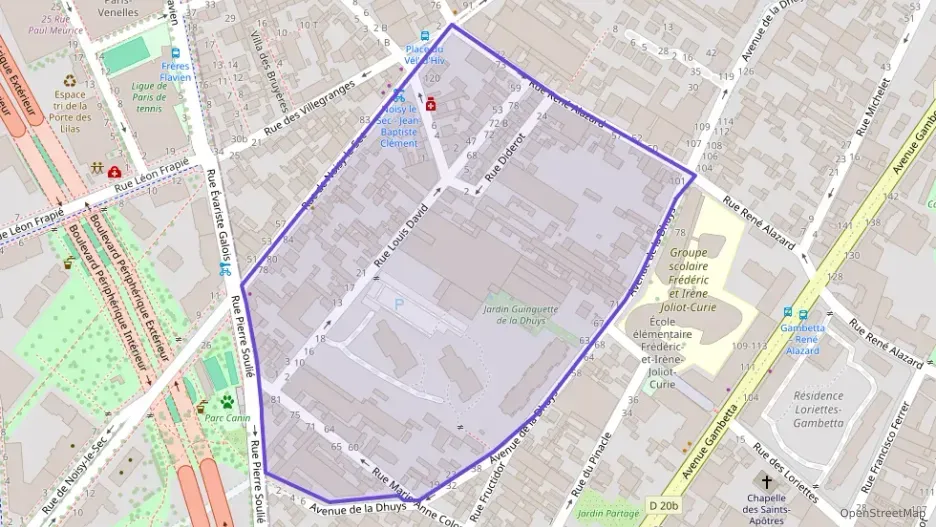 Appartement 65 m² trois pièces à vendre à Bagnolet