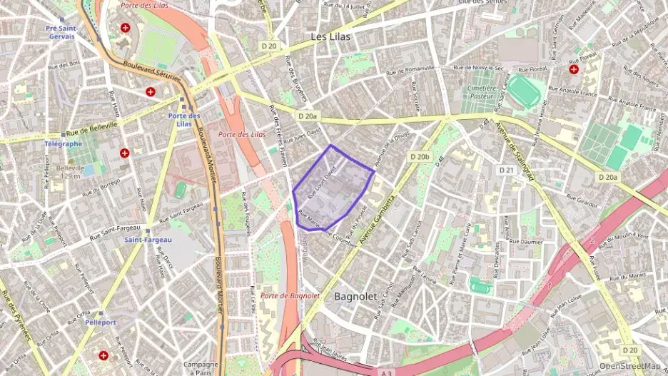 Appartement 65 m² trois pièces à vendre à Bagnolet