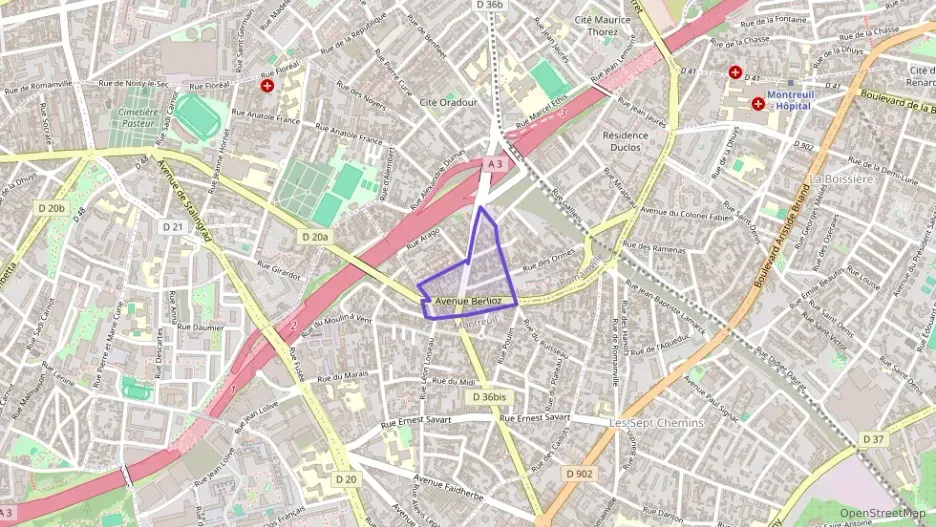 Appartement 51 m² trois pièces à vendre à Romainville