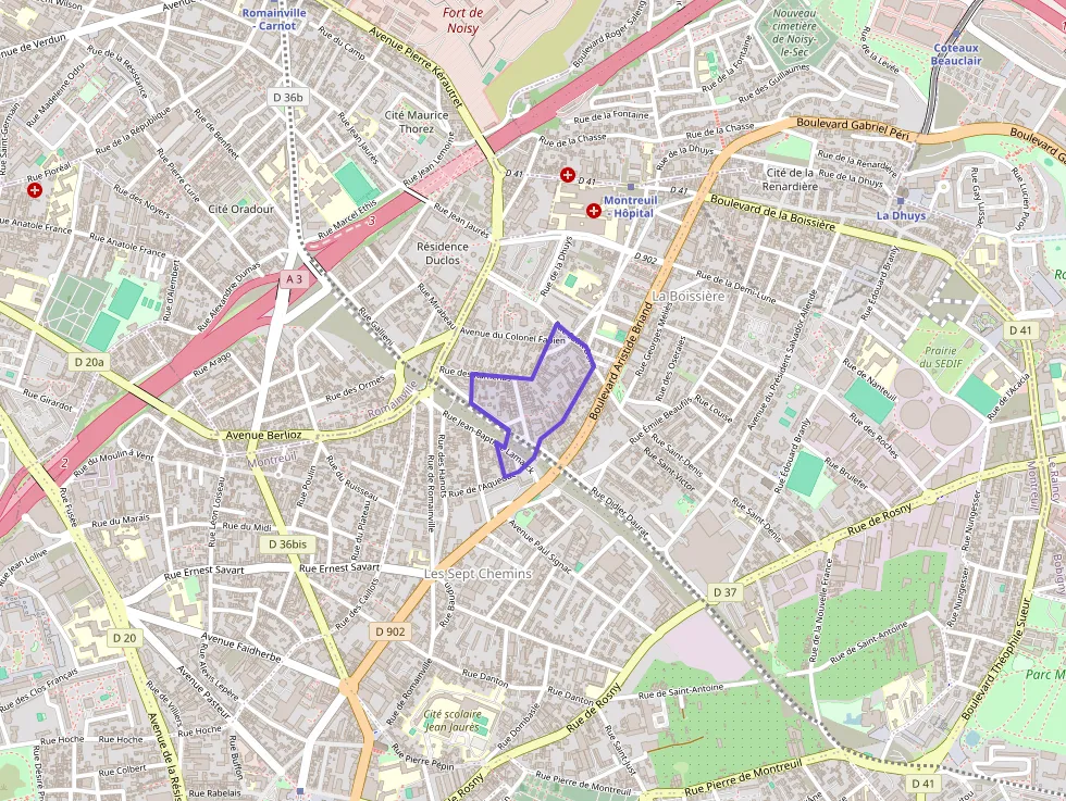 Appartement 90 m² quatre pièces à vendre à Montreuil