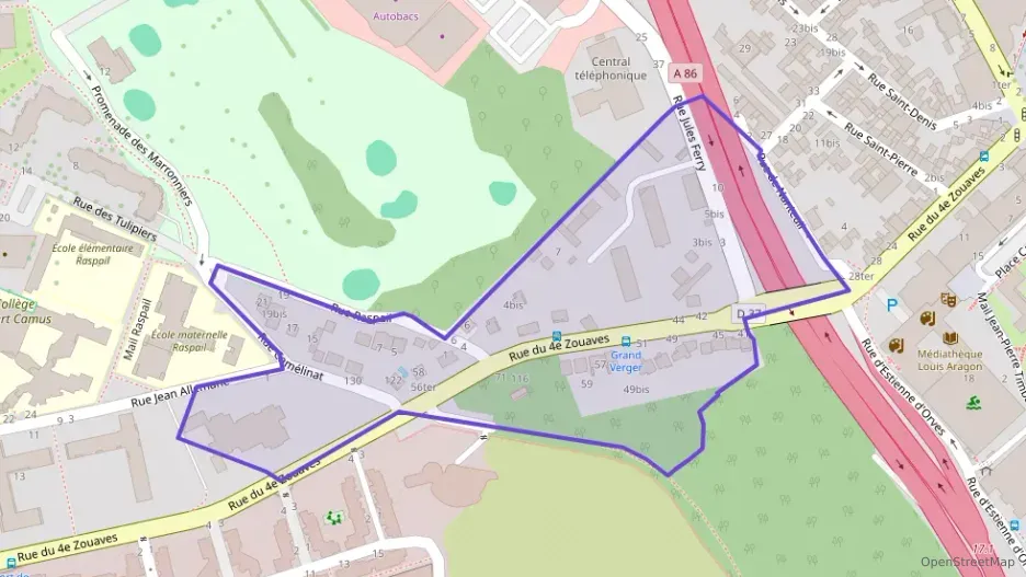 Appartement 53 m² trois pièces à vendre à Rosny-sous-Bois