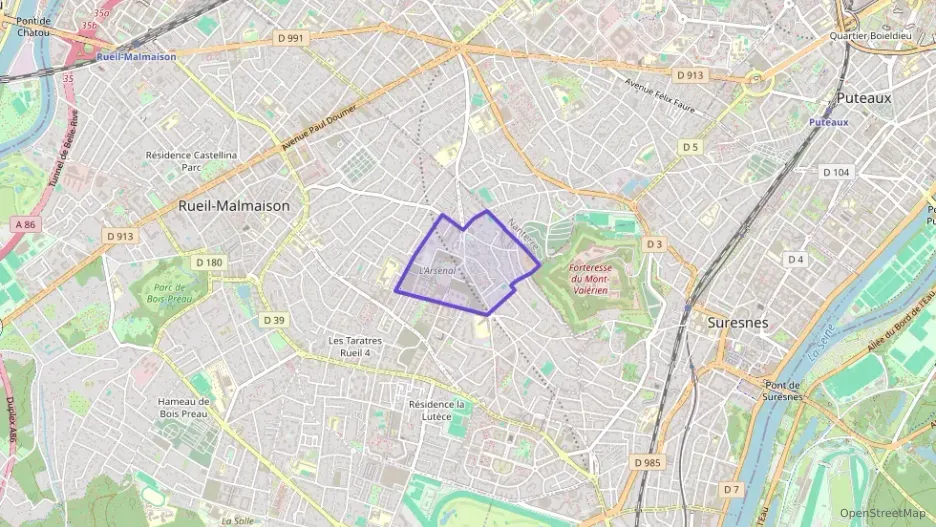 Appartement 75 m² quatre pièces à vendre à Rueil-Malmaison