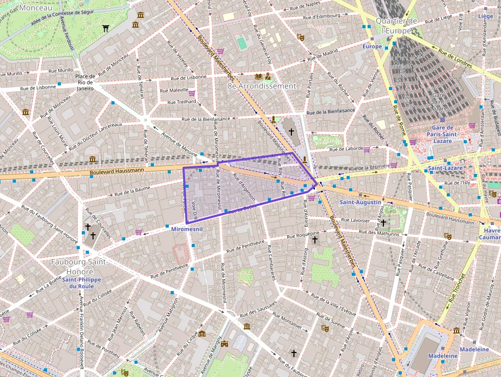 Appartement 25 m² deux pieces à vendre à Paris 8e Arrondissement