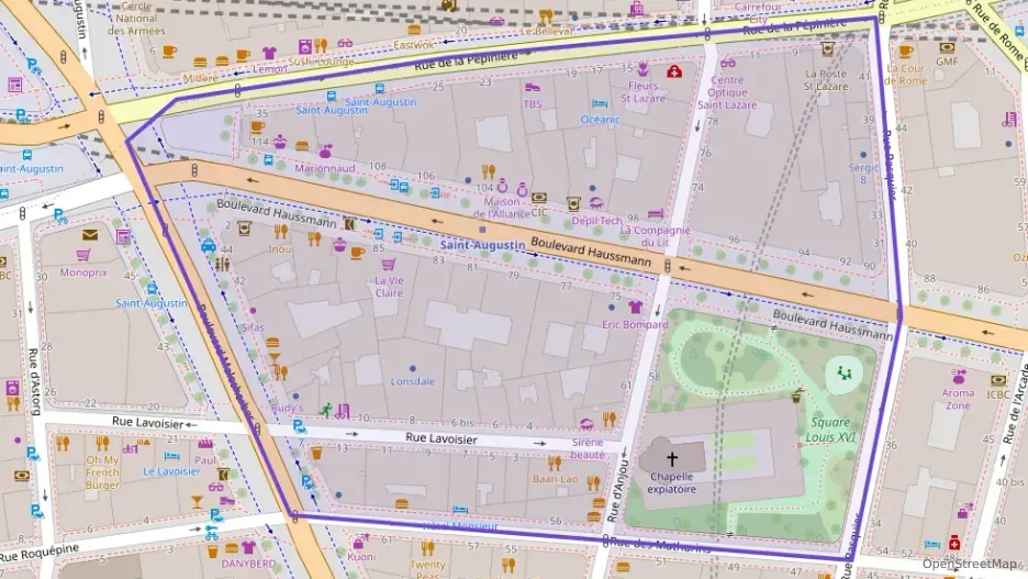 Appartement 23 m² une piece à vendre à Paris 8e Arrondissement