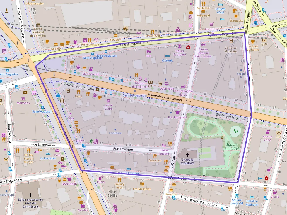 Appartement 34 m² une piece à vendre à Paris 8e Arrondissement