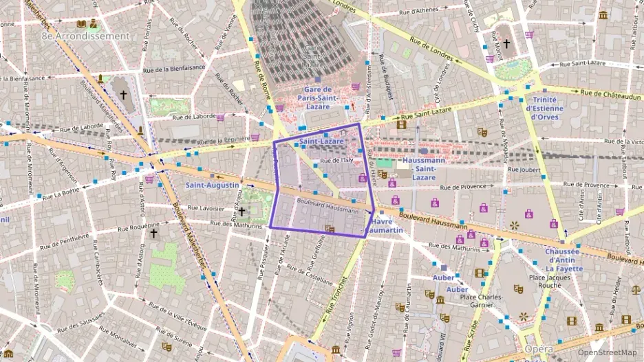 Appartement 94 m² quatre pièces à vendre à Paris 8e Arrondissement