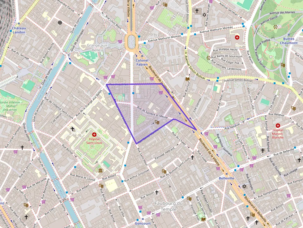 Appartement 30 m² deux pieces à vendre à Paris 10e Arrondissement