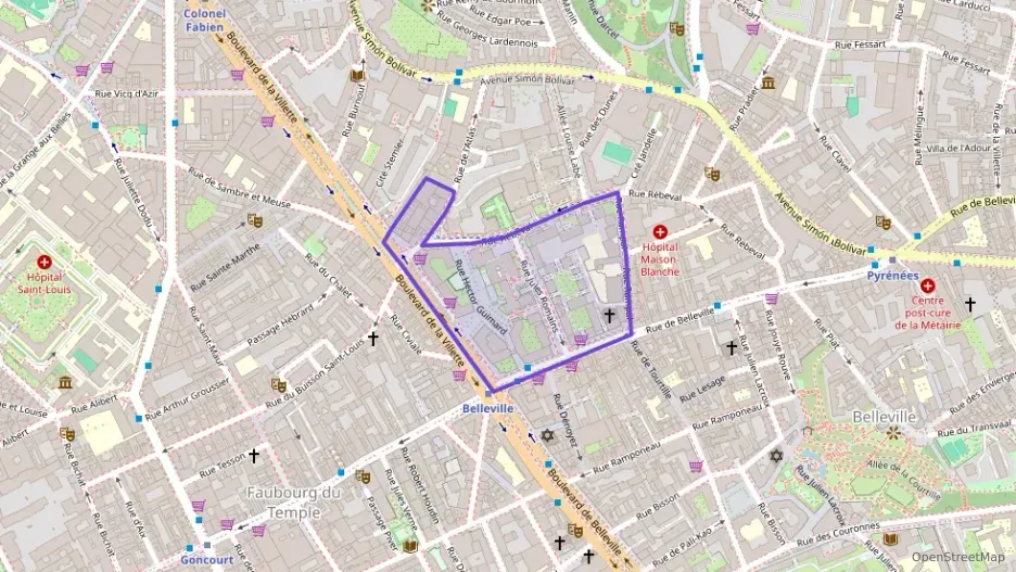 Appartement 53 m² deux pieces à vendre à Paris 19e Arrondissement