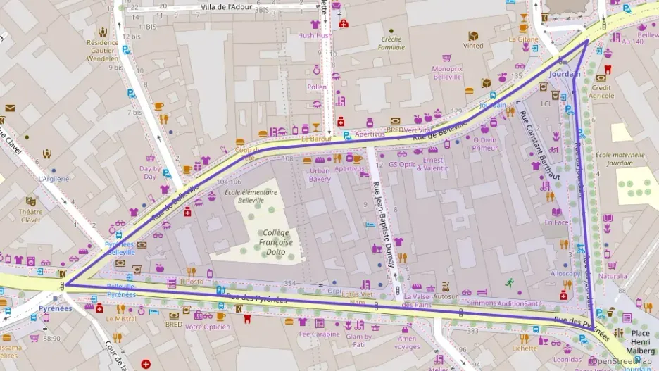 Appartement 38 m² deux pieces à vendre à Paris 20e Arrondissement