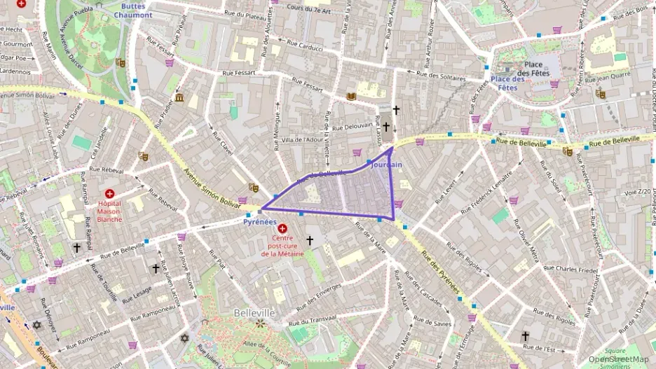 Appartement 38 m² deux pieces à vendre à Paris 20e Arrondissement