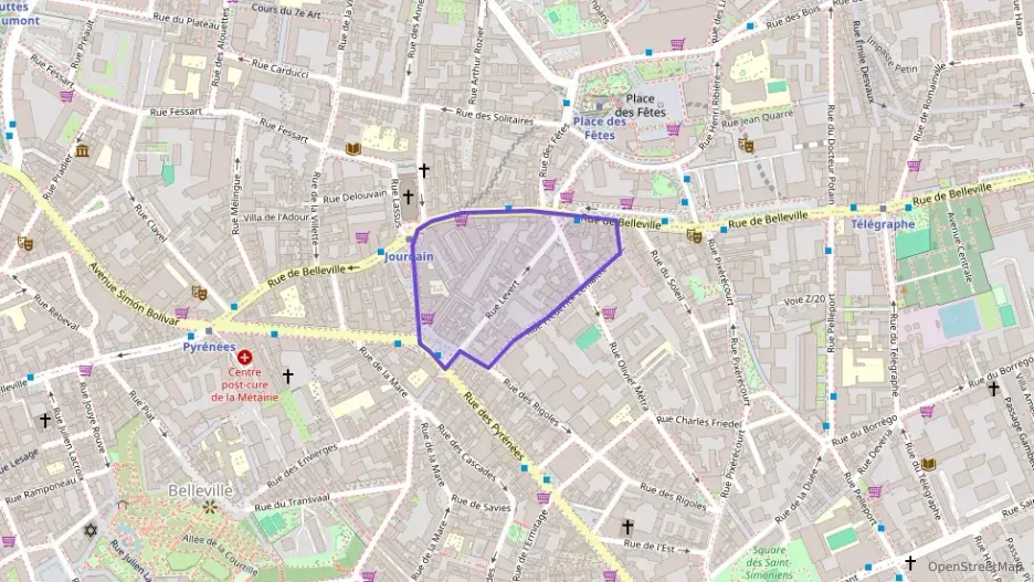 Appartement 40 m² deux pieces à vendre à Paris 20e Arrondissement