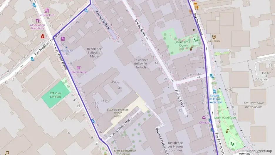Appartement 50 m² deux pieces à vendre à Paris 20e Arrondissement
