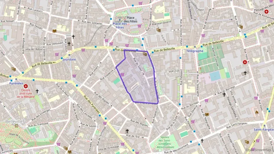 Appartement 50 m² deux pieces à vendre à Paris 20e Arrondissement