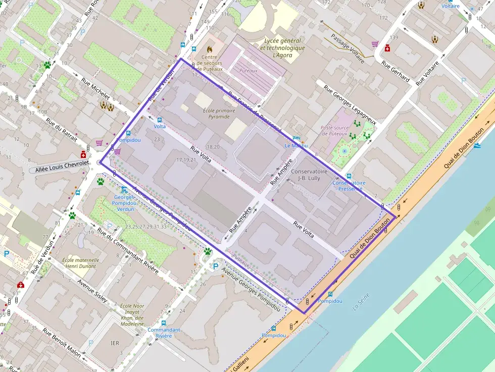 Appartement 87 m² quatre pièces à vendre à Puteaux