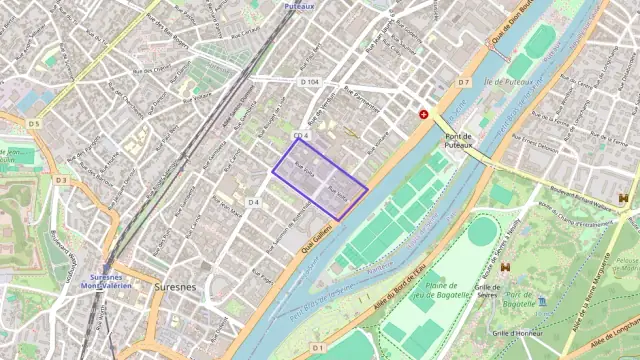 Appartement 87 m² quatre pièces à vendre à Puteaux