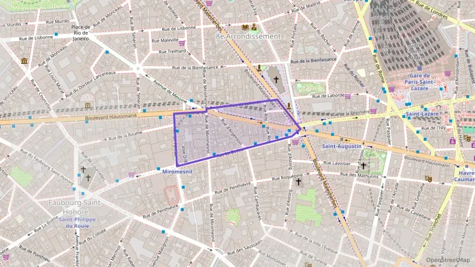 Appartement 94 m² quatre pièces à vendre à Paris 8e Arrondissement