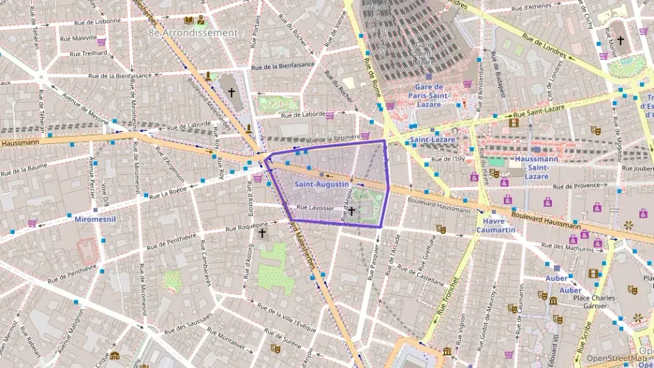 Appartement 55 m² deux pieces à vendre à Paris 8e Arrondissement