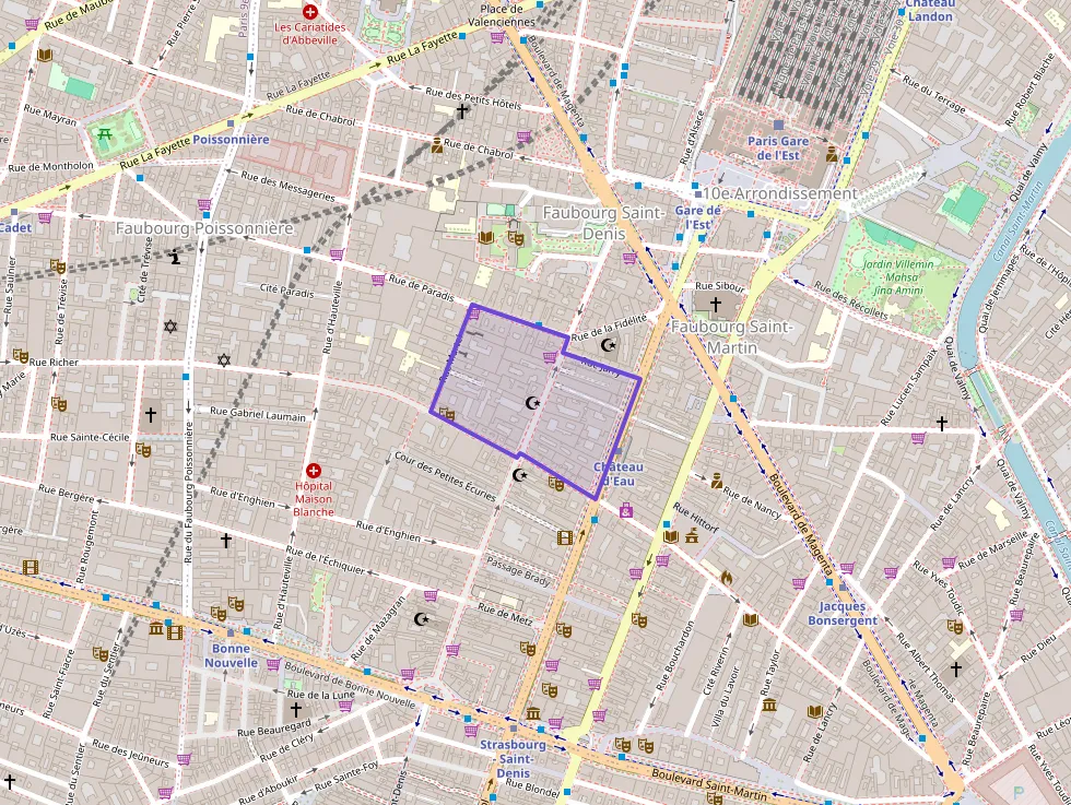 Appartement 72 m² trois pièces à vendre à Paris 10e Arrondissement