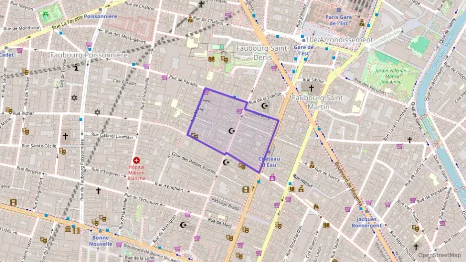 Appartement 72 m² trois pièces à vendre à Paris 10e Arrondissement