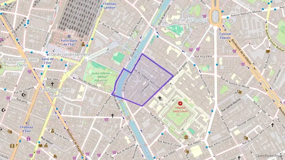 Appartement 47 m² deux pieces à vendre à Paris 10e Arrondissement