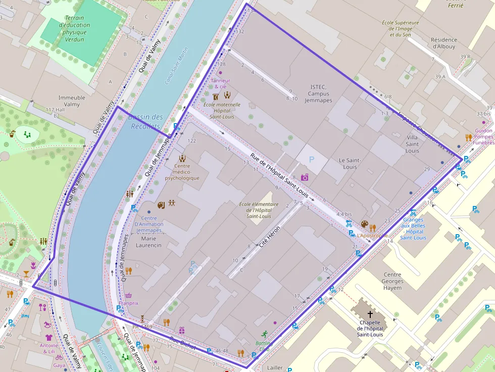 Appartement 47 m² deux pieces à vendre à Paris 10e Arrondissement