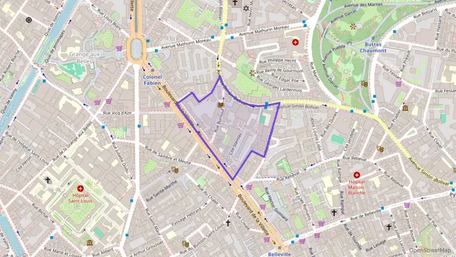 Appartement 40 m² deux pieces à vendre à Paris 19e Arrondissement