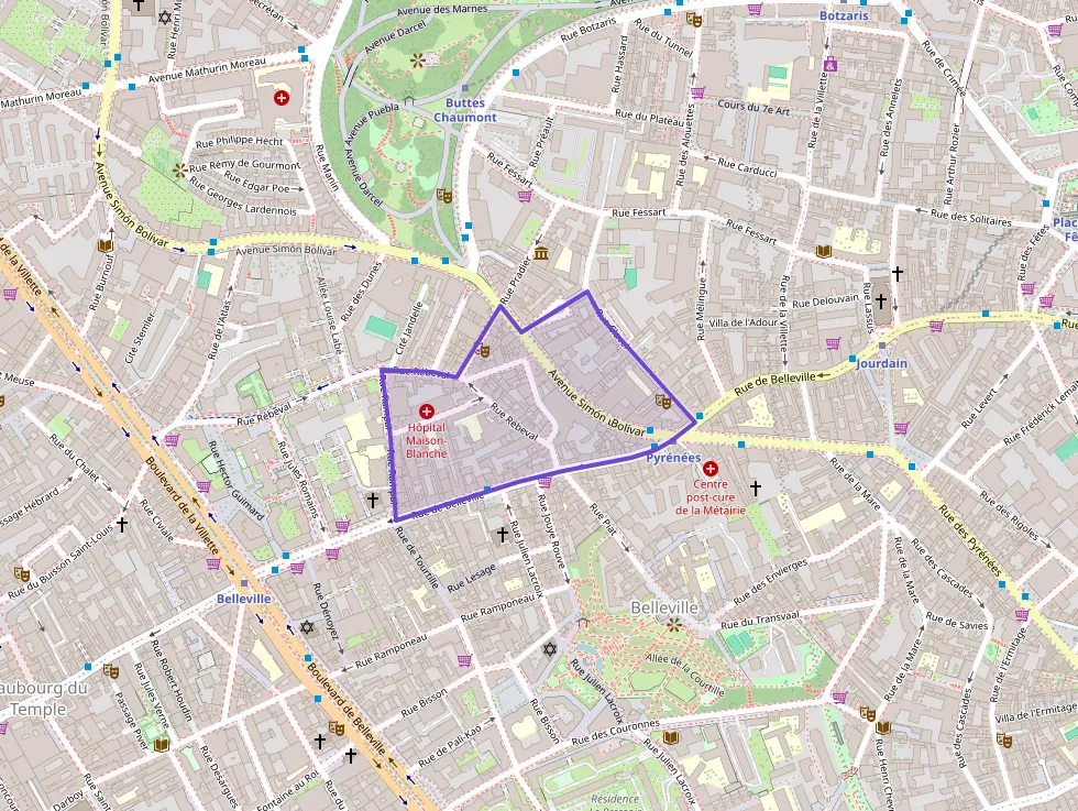 Appartement 22 m² deux pieces à vendre à Paris 19e Arrondissement