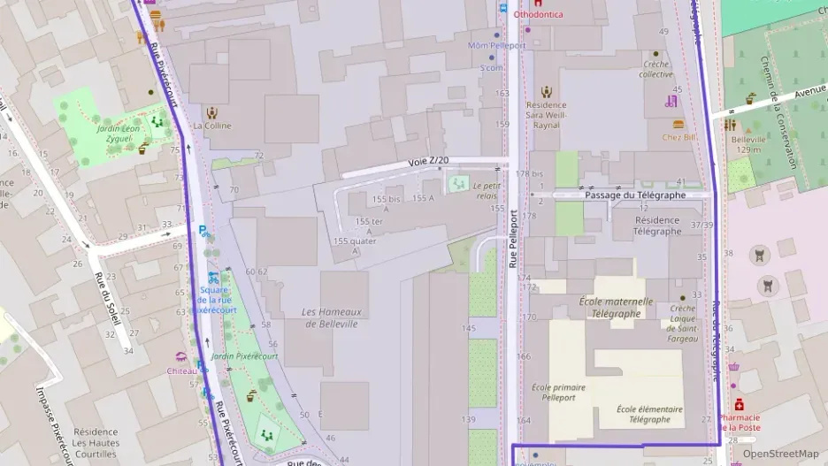 Appartement 55 m² deux pieces à vendre à Paris 20e Arrondissement