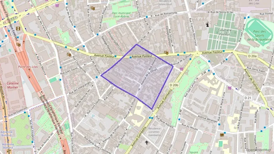 Appartement 47 m² deux pieces à vendre à Bagnolet