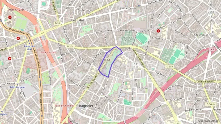 Appartement 64 m² trois pièces à vendre à Bagnolet