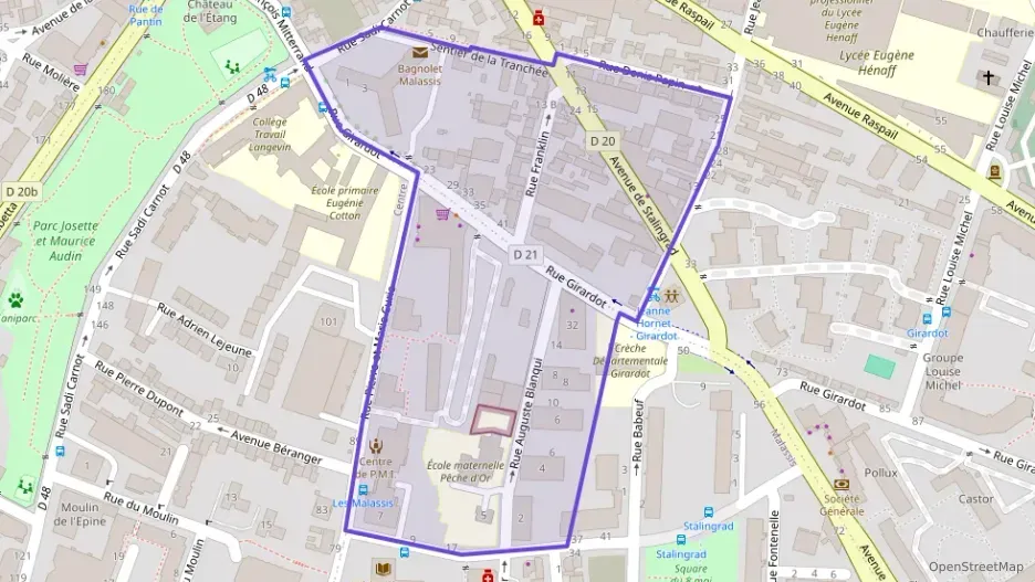 Appartement 50 m² deux pieces à vendre à Bagnolet