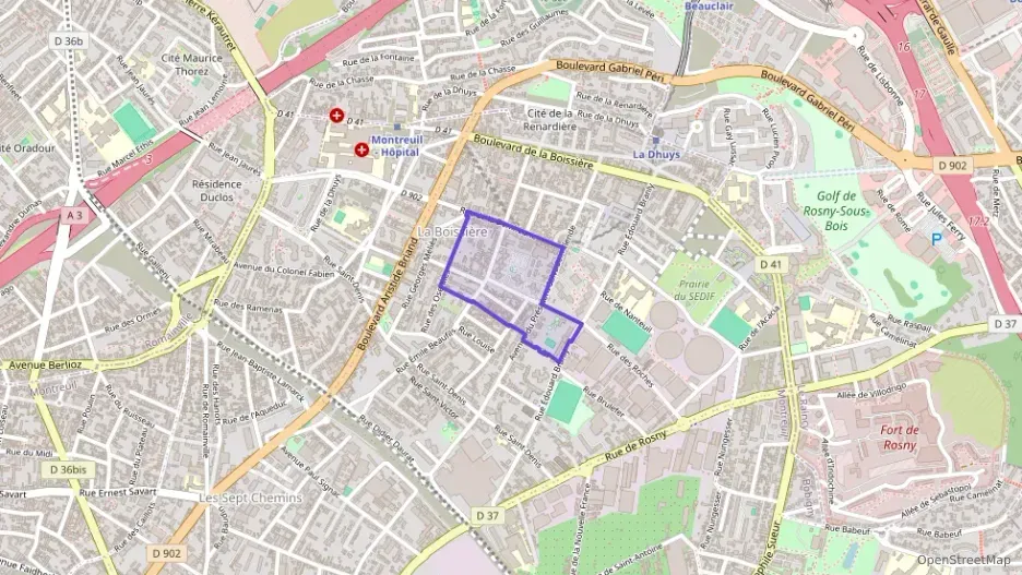 Appartement 80 m² trois pièces à vendre à Montreuil